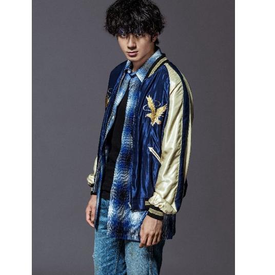 READY Jaket Sukajan murayama - High and low aegle - Navi Gold