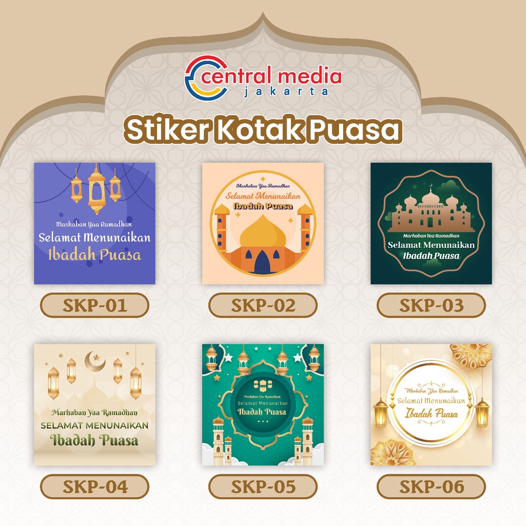 

Sticker Puasa Kotak Label Hampers Stiker Ramadhan Marhaban Ramadan