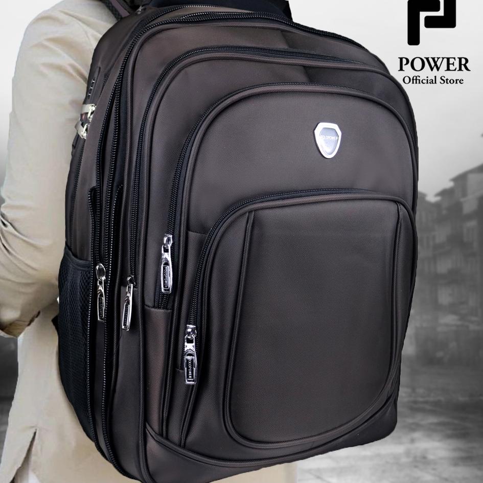 ♬ Polo Power Tas Pria Ransel Laptop Backpack Expanding Import Tas Punggung Pria Ransel Polo Original