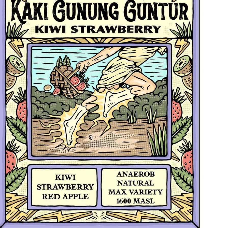 

✼ KAKI GUNUNG GUNTUR (200gr) Single Origin Specialty Coffee Beans ♫