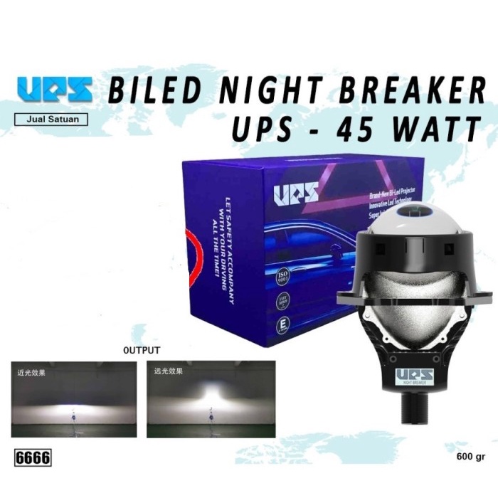 Projector BILED NIGHT BREAKER 3 Inchi UPS 45 Watt Biled projie