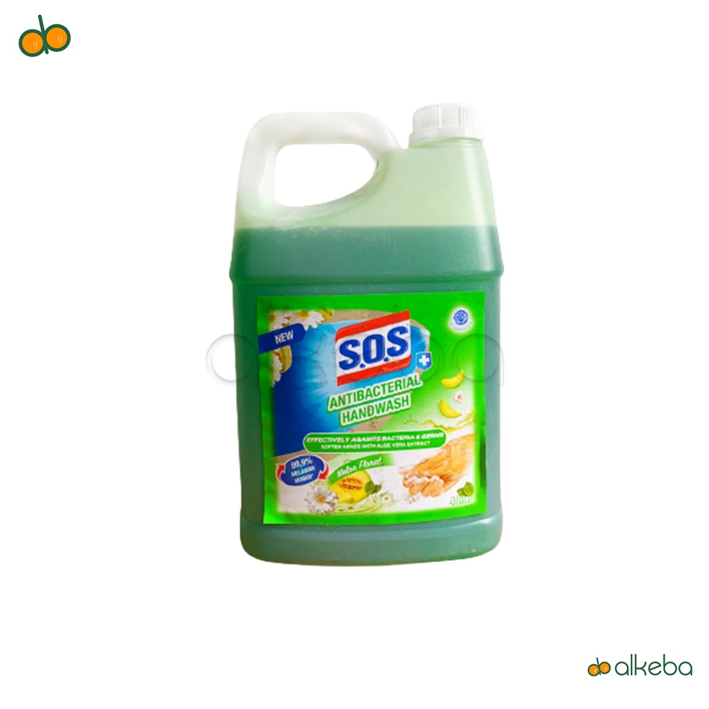 SOS Handsoap hand soap handwash 4 liter sabun cuci tangan