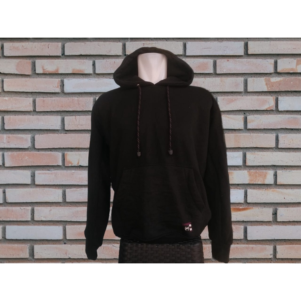 Hoodie hitam/sweater hitam polos/hoodie pria wanita