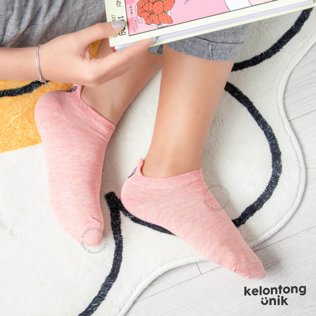 DOGGY - Kaos Kaki Pendek Semata Kaki/ Kaos Kaki Ankle Dewasa Wanita