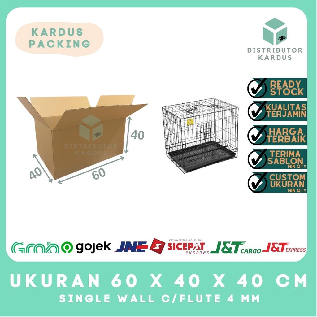 

KARDUS PINDAHAN JUMBO BESAR 60x40x40 MURAH KERAS DAN KOKOH
