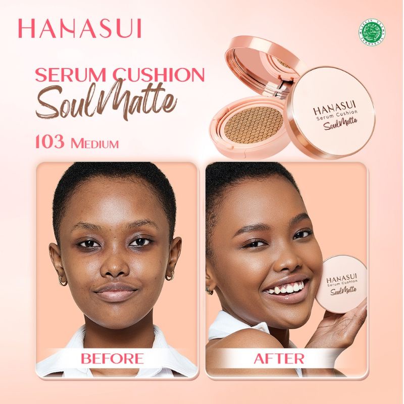 Hanasui Serum Cushion SoulMatte || Hanasui Serum Cushion SoulMatte || Hanasui Serum Cushion SoulMatte