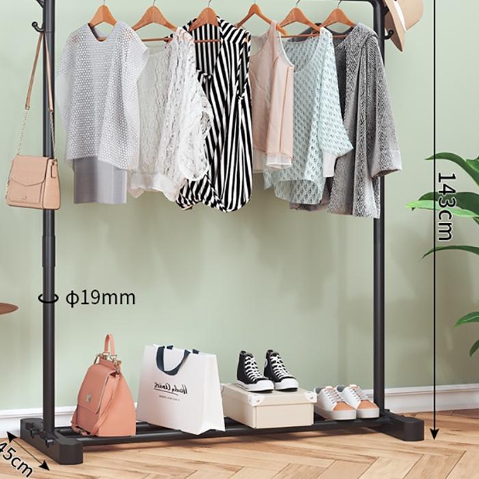 ✿ Greenland Gantungan Baju Rak Baju Sepatu Tas Serbaguna Stand Hanger Besi Jemuran Baju Gantung HSH1