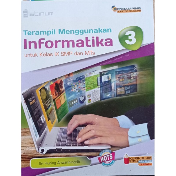 INFORMATIKA KLS 9 SMP PLATINUM (BEKAS)