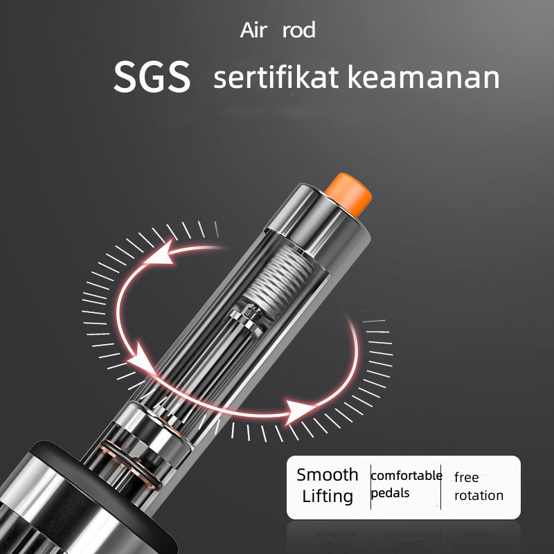 Lodoestar  - Kursi Barstool Hidrolik Bulat Kursi Kantor Kursi Mini Bar Baja Tahan Karat Terpopuler- Bisa Bayar diTempat - JBY2