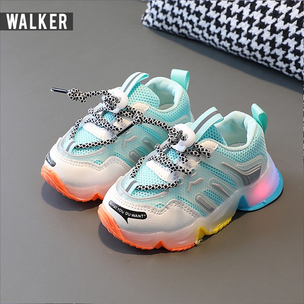 Sepatu Anak Laki Laki Perempuan LED Light - Sepatu Sneaker Anak Import M292