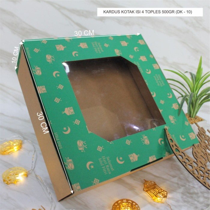 

Kotak Packaging Parcel 4 Toples 500 Gr Dus Kue Lebaran Box Idul Fitri 061