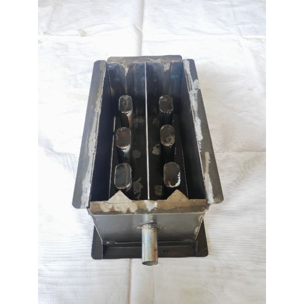 Cetakan Batako Double Lubang 3 Model Engsel Ukuran 40x20x10cm