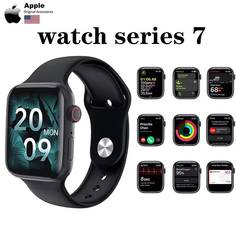 【One year warranty】A.p.p.l.e Smartwatch S6 by Bluetooth SmartWatch IWO S6 Smart Watch S6【local stock