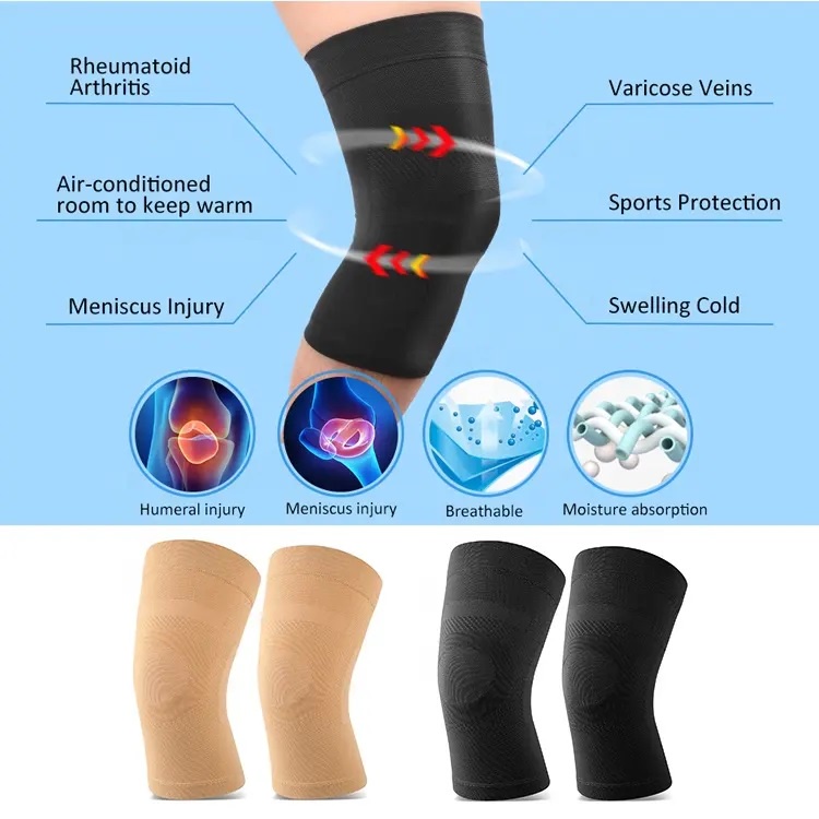 Knee Sleeve Knee Support Deker Lutut Compression Knee Decker