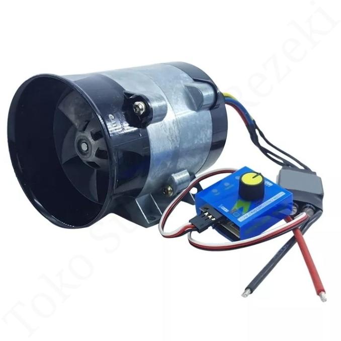 Kipas Air Intake Turbo Charger Elektrik Mesin Jet Turbine Controller