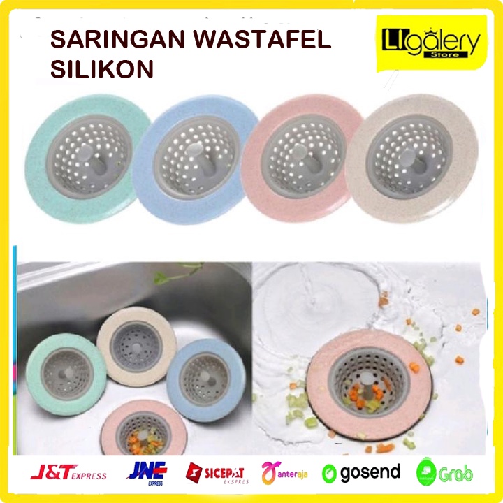 SARINGAN WASTAFEL SILIKON FILTER PENYARING SALURAN AIR KAMAR MANDI / ANTI SUMBAT WASTAFEL / SARINGAN