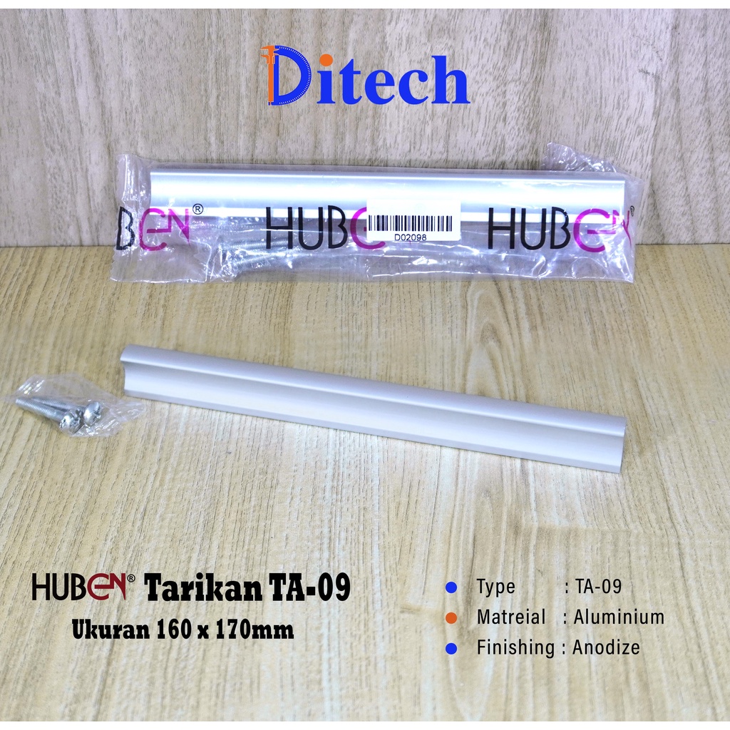 ✅Tarikan Alumunium HUBEN TA-09 Handle Pintu Laci Lemari Kitchen Set
