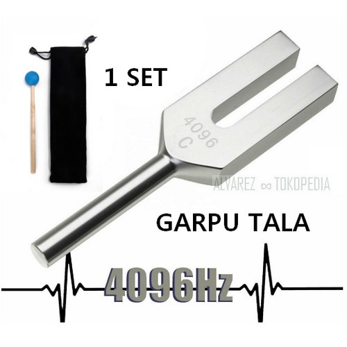 Terlaris Garpu Tala C 4096 Hz / Tuning Fork Almunium Set