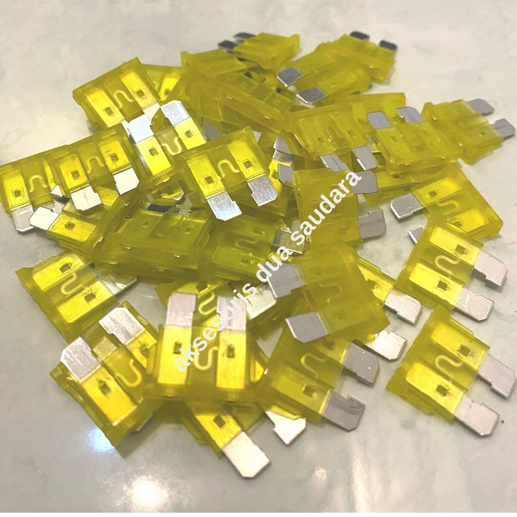Sikring Fuse DX Tancap Besar 10A ,15A, 30A MINI Untuk Mobil Motor ECERAN 1 Pcs