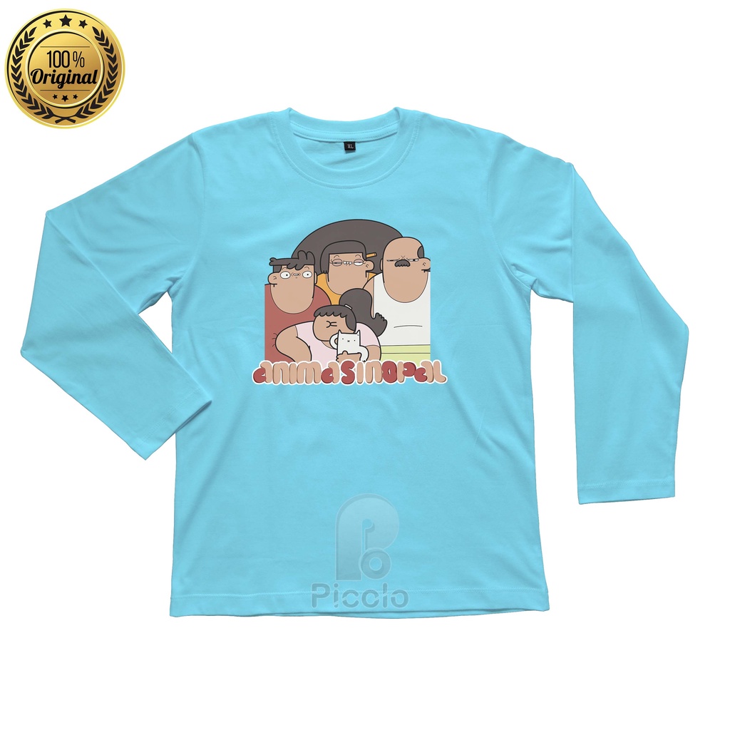 (FREE NAMA) BAJU KAOS ATASAN LENGAN PANJANG ANAK MOTIF KARTUN ANIMASI NOPAL UNISEX Bahan COTTUN