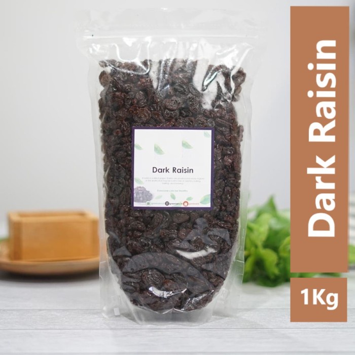 

1Kg Dark Raisin/ Kismis Hitam