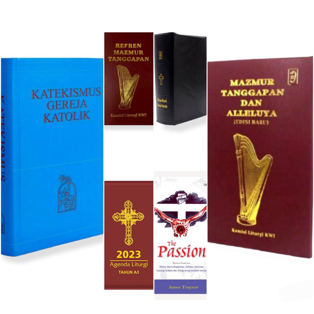 Buku Rohani Aneka Buku Katolik Ibadat Harian / Brevir Doa Ofisi Gereja Katolik & Katekismus Gereja K