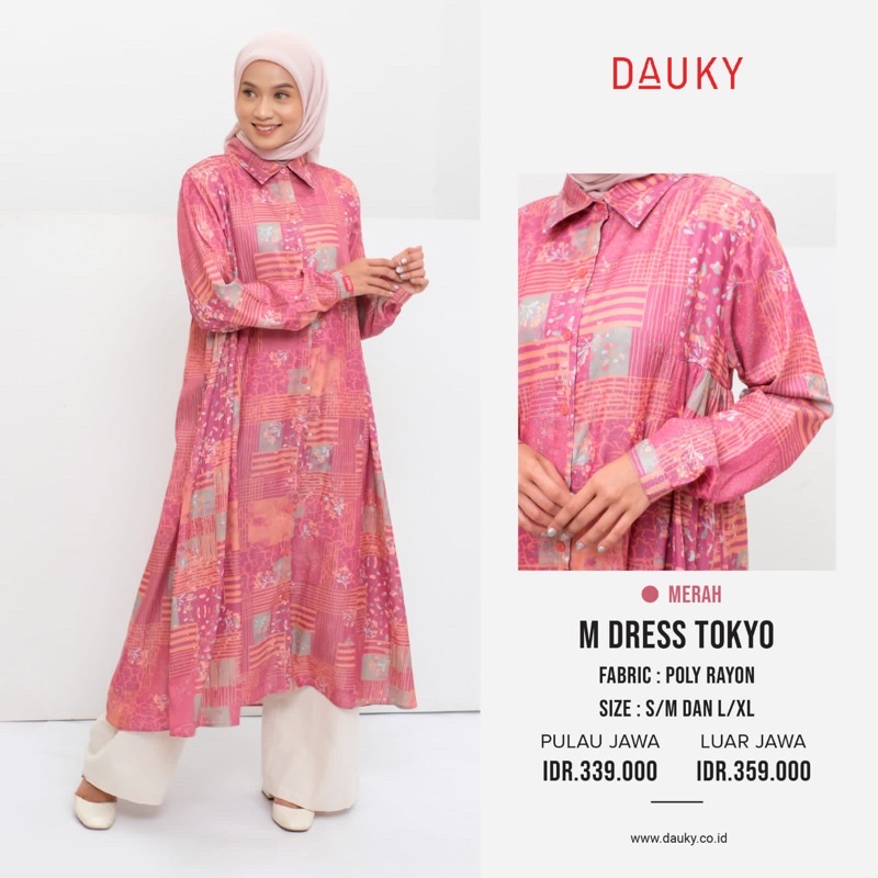 M dress tokyo dauky gamis dauky