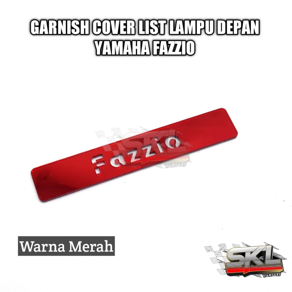 Garnis Cover Lampu Depan Fazio Yamaha Fazzio Front Lamp List Garnish