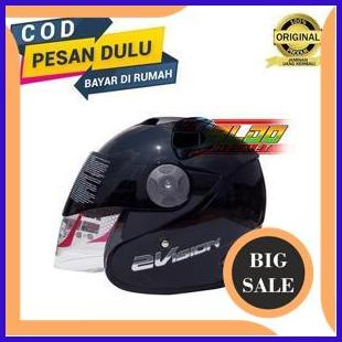 sparepart Helm | KYT 2 VISION SOLID BLACK METALIC | ORIGINAL | HELM KYT 2 VISION 100 % ORI | Helmet