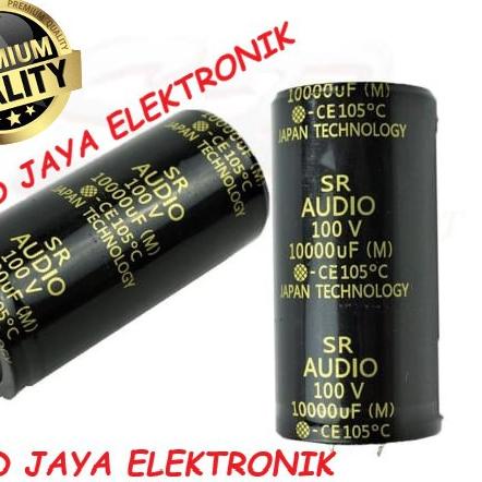 ➫ CAPASITOR ELKO 10000 UF 100 V ELCO SR AUDIO KAPASITOR 10000UF 100V MIKRO VOLT ASLI ORIGINAL MURNI 