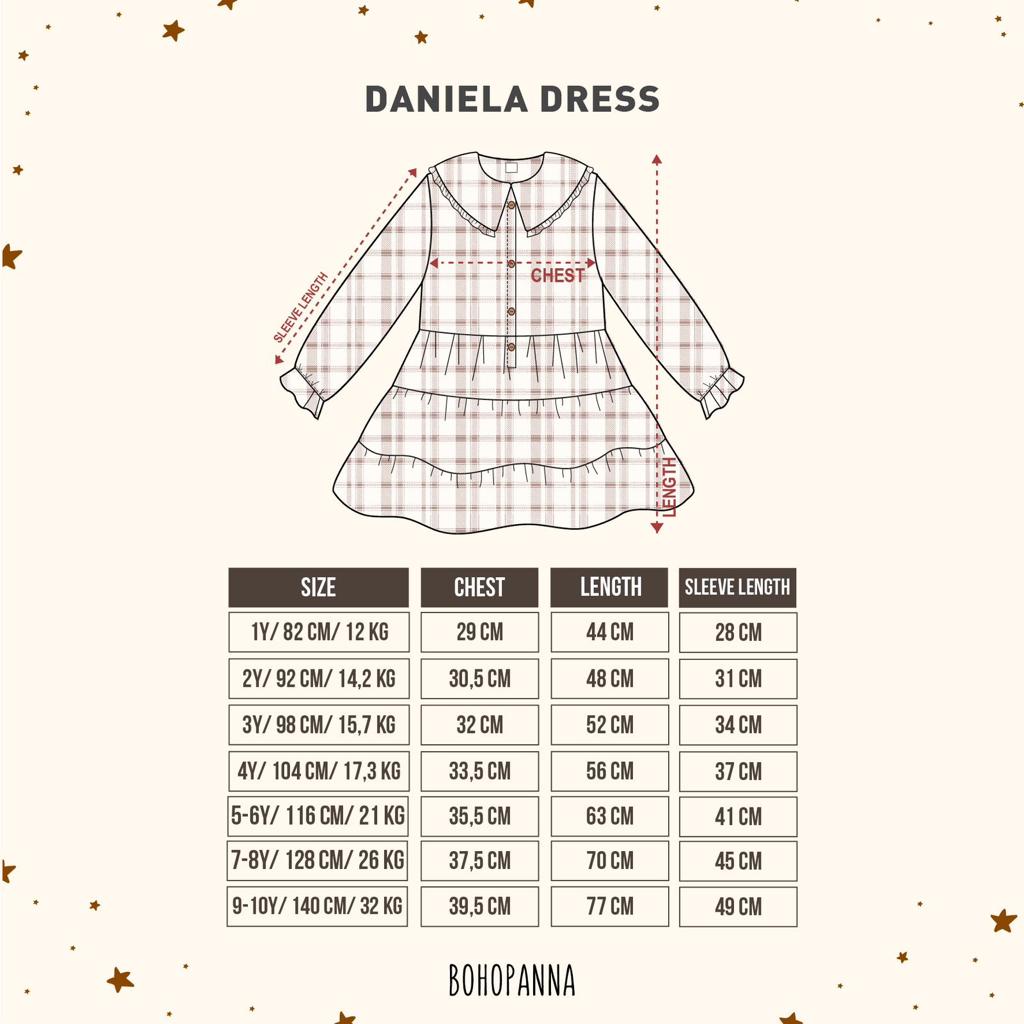 Bohopanna Daniela Dress - Dress Anak 1-10 tahun