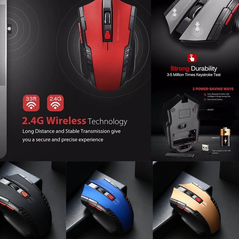 Model TerkiniMouse GAMING Wireless POZNER MOUSE 6D USB 2.4GHz Optical Mouse®