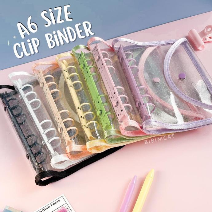 

Terbaru !!! (A6 Size) Binder Keuangan Clip / File Organizer Financial Binder