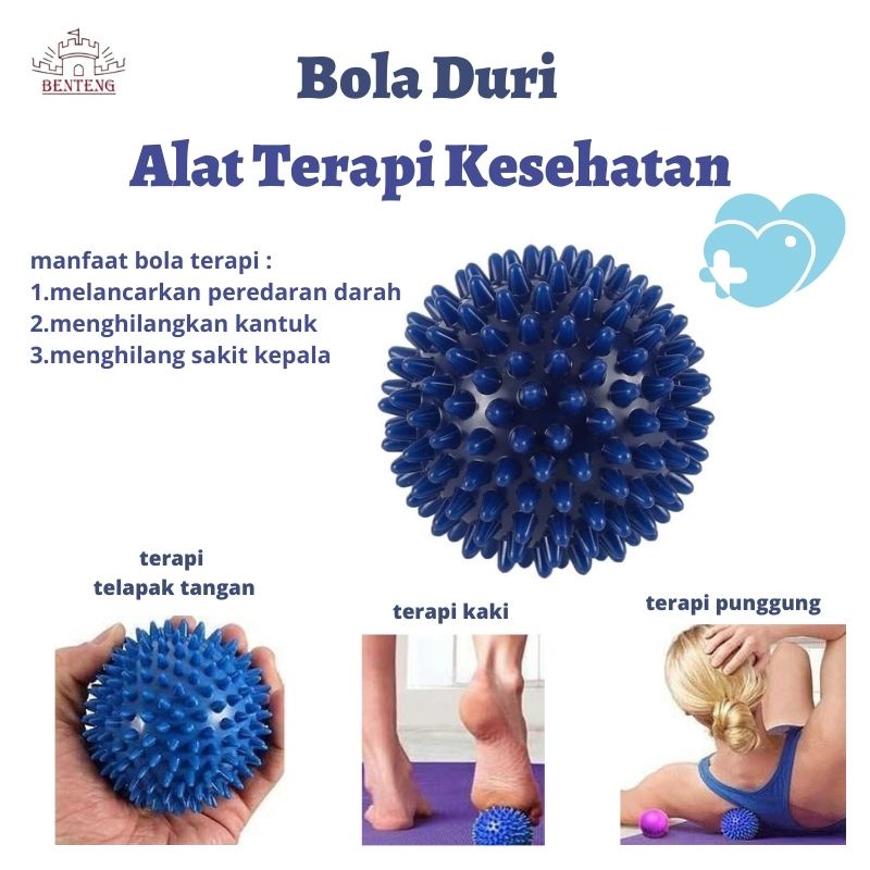 BDK12 - Bola Terapi Tangan Stroke Berduri Bola Alat Pijat Rehabilitas