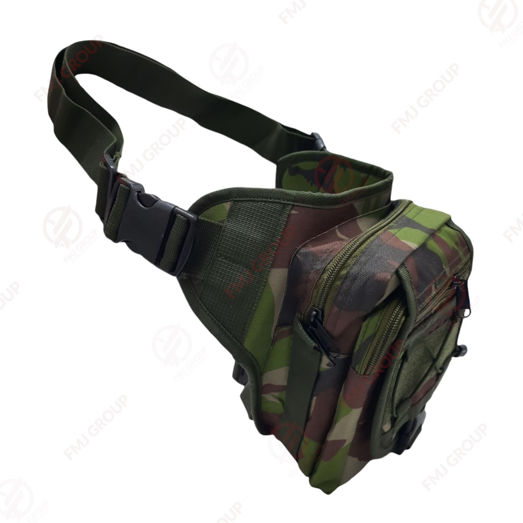 Tas Paha Army Selempang Waist Bag / Tas Selempang pinggang / Tas Pinggang Loreng Malvinas