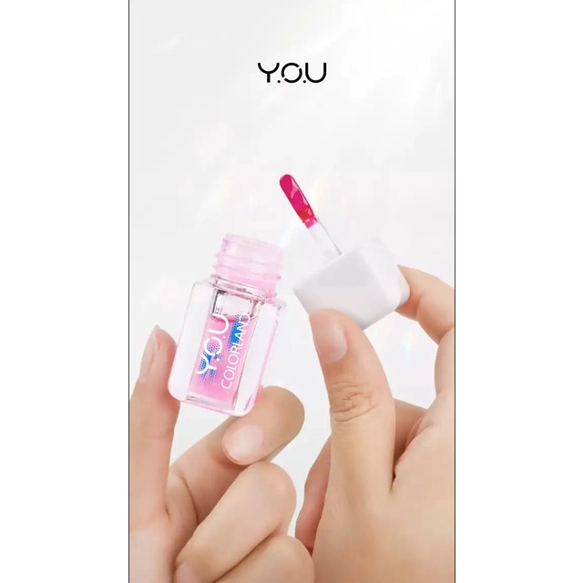 `ღ´ PHINKL `ღ´ Y.O.U Colorland Icy Glow Pelembab bibir | Lip serum | Lip oil