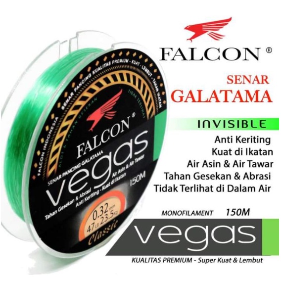 SENAR PANCING GALATAMA BERKUALITAS FALCON VEGAS 150 METER