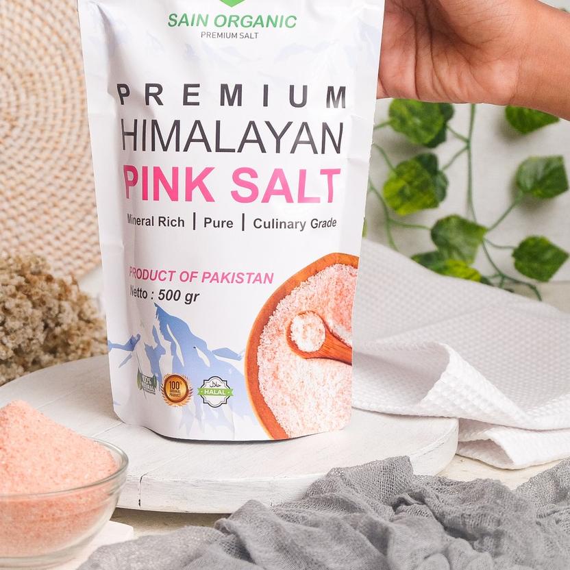 

✰ Garam Himalaya Original 1 kg Asli Organik Himalayan Salt Himsalt Organic Garem Premium MPASI ☜