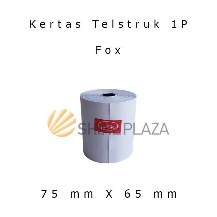 

Kertas Telstruk 1Ply Fox 75mm x 65mm - Struk Kasir