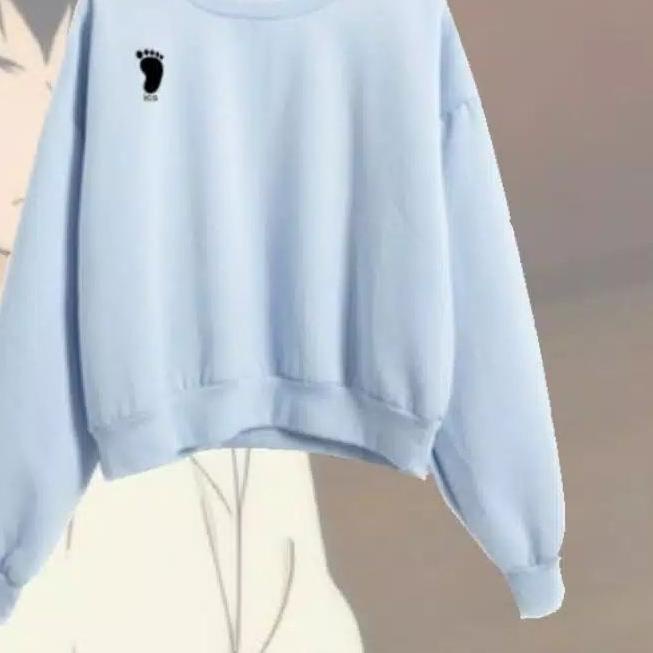 ▼ Sweater ICS Haikyuu Logo Bordir Kanan | Haikyuu Merchandise | Haikyuu Sweater | Anime Merchandise 