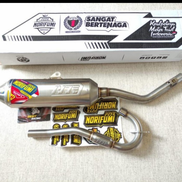 KNALPOT NORIFUMI ROCKET 4 KLX 150 STAINLESS