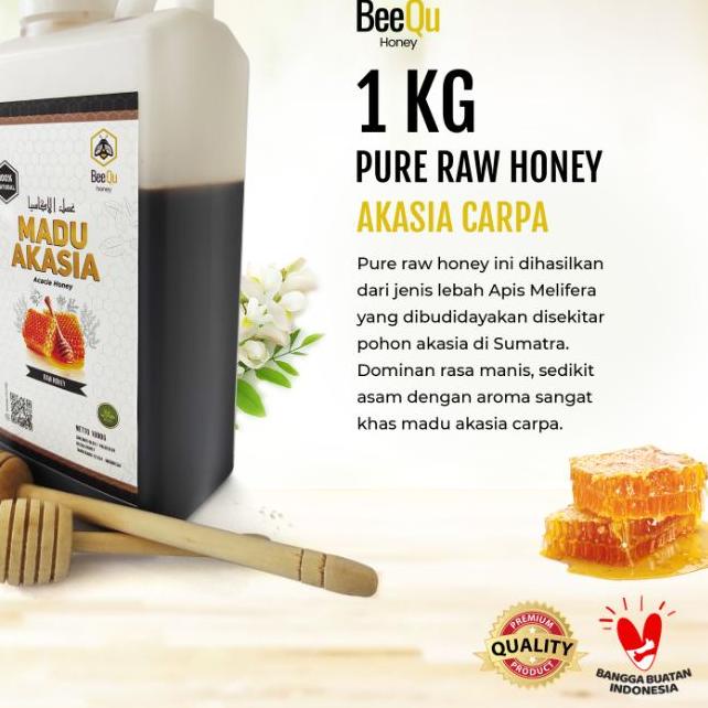 

➦ Murni Asli Akasia Carva Carpa Riau 100% Pure Raw Honey - BeeQu Honey ➢