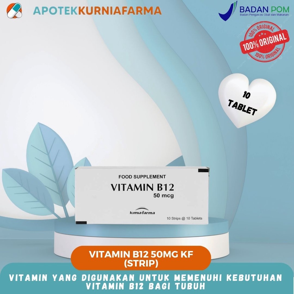 Vitamin B12 Kf 50 mg 1 Strip 10 Tablet