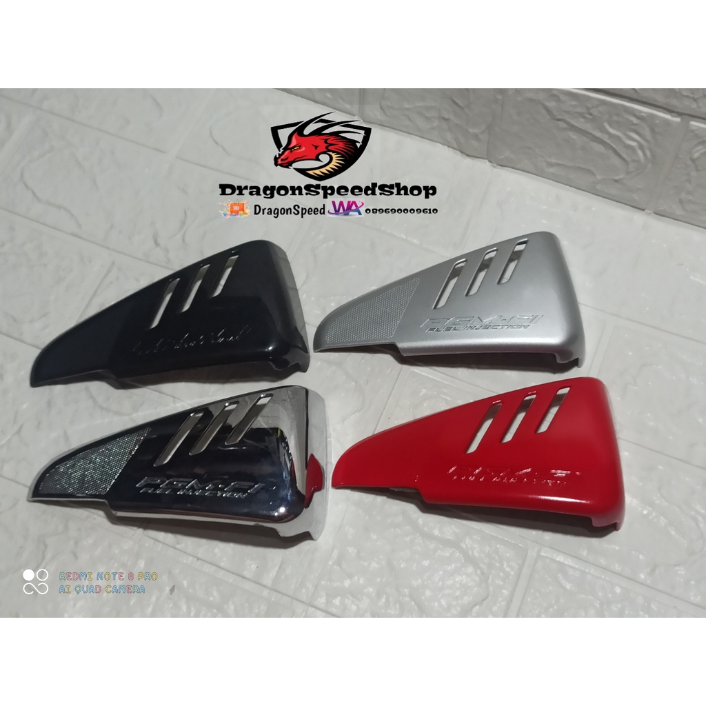 Garnish aksesoris tutup box filter honda beat scoopy 2013 2014 honda matic fi pertama