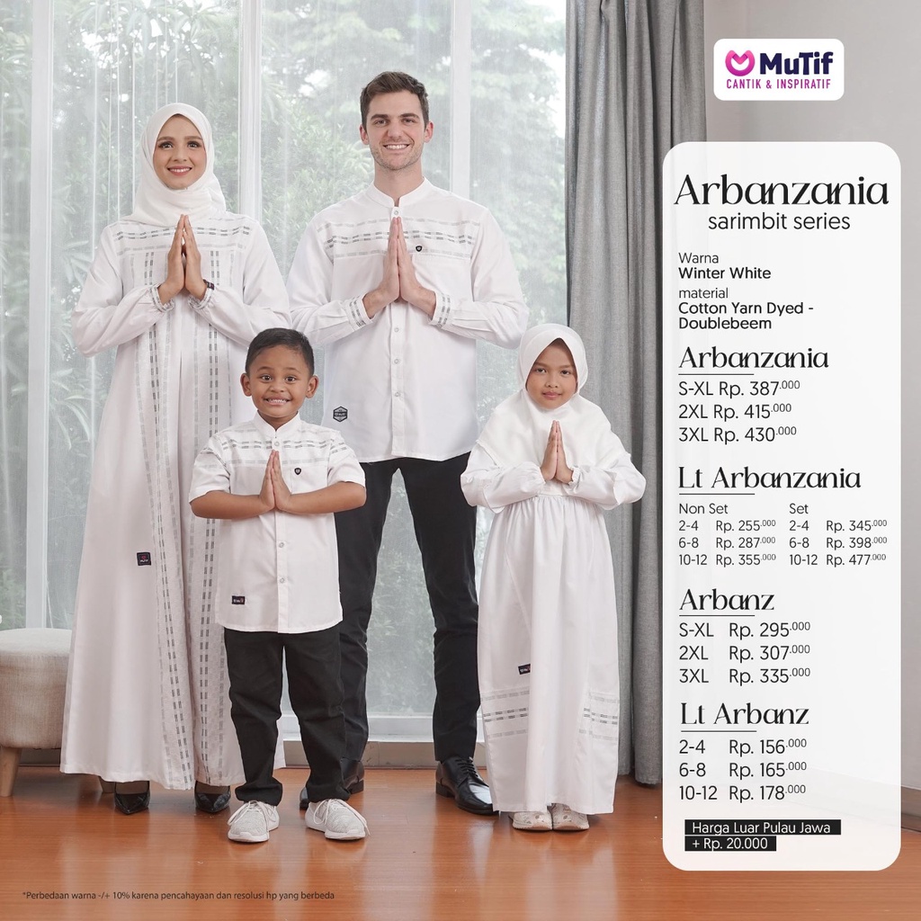 SARIMBIT RAYA SERIES 2023 ARBANZANIA WHITE