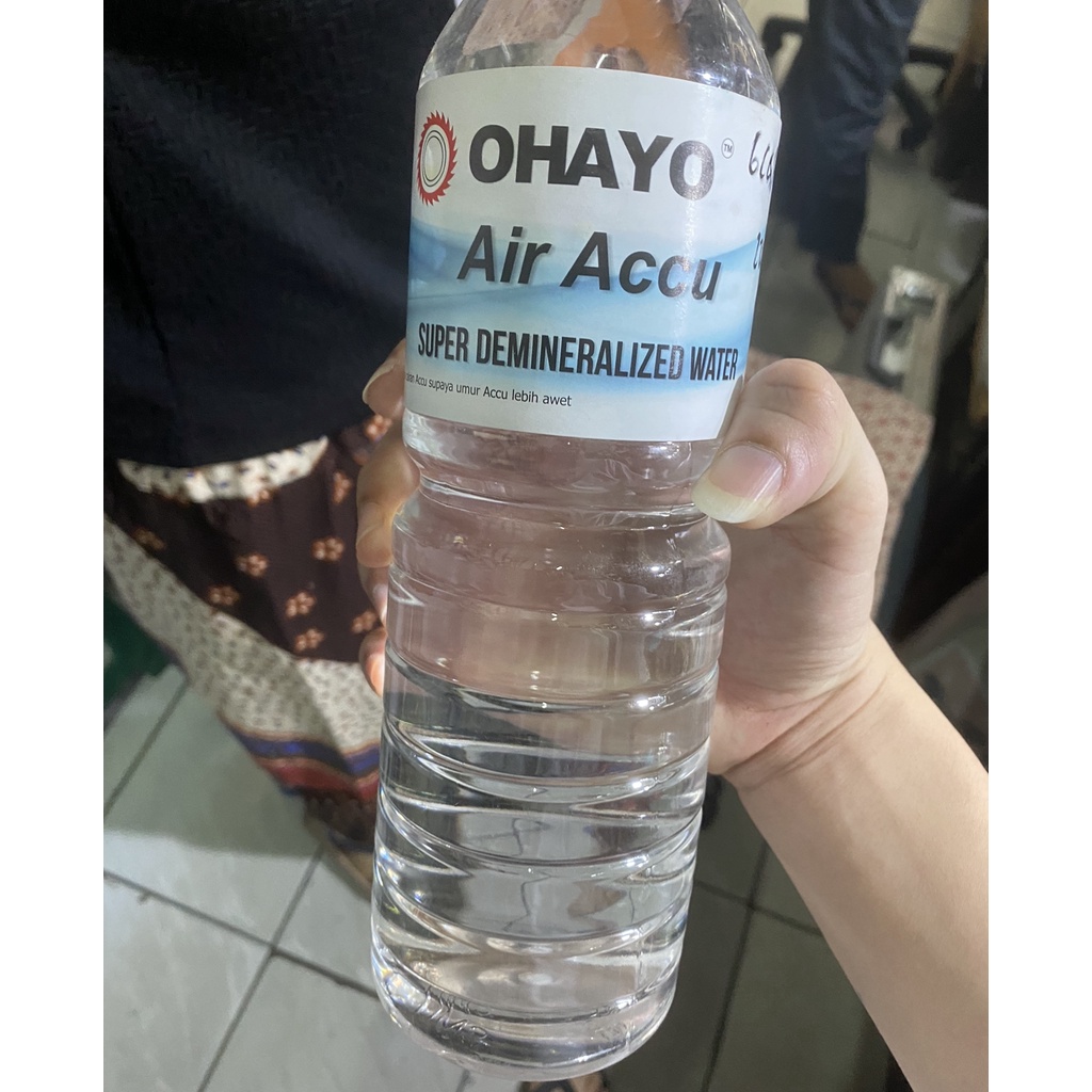 AIR ACCU AKI ISI ULANG / AIR AKI TAMBAH 1 LITER / 1 BOTOL