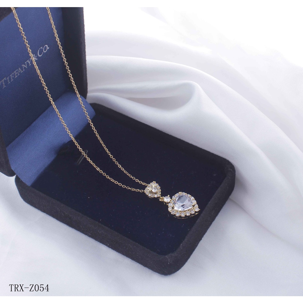 Kalung Titanium Permata Perhiasan Cantik Fashion Jewelery 486/163/054