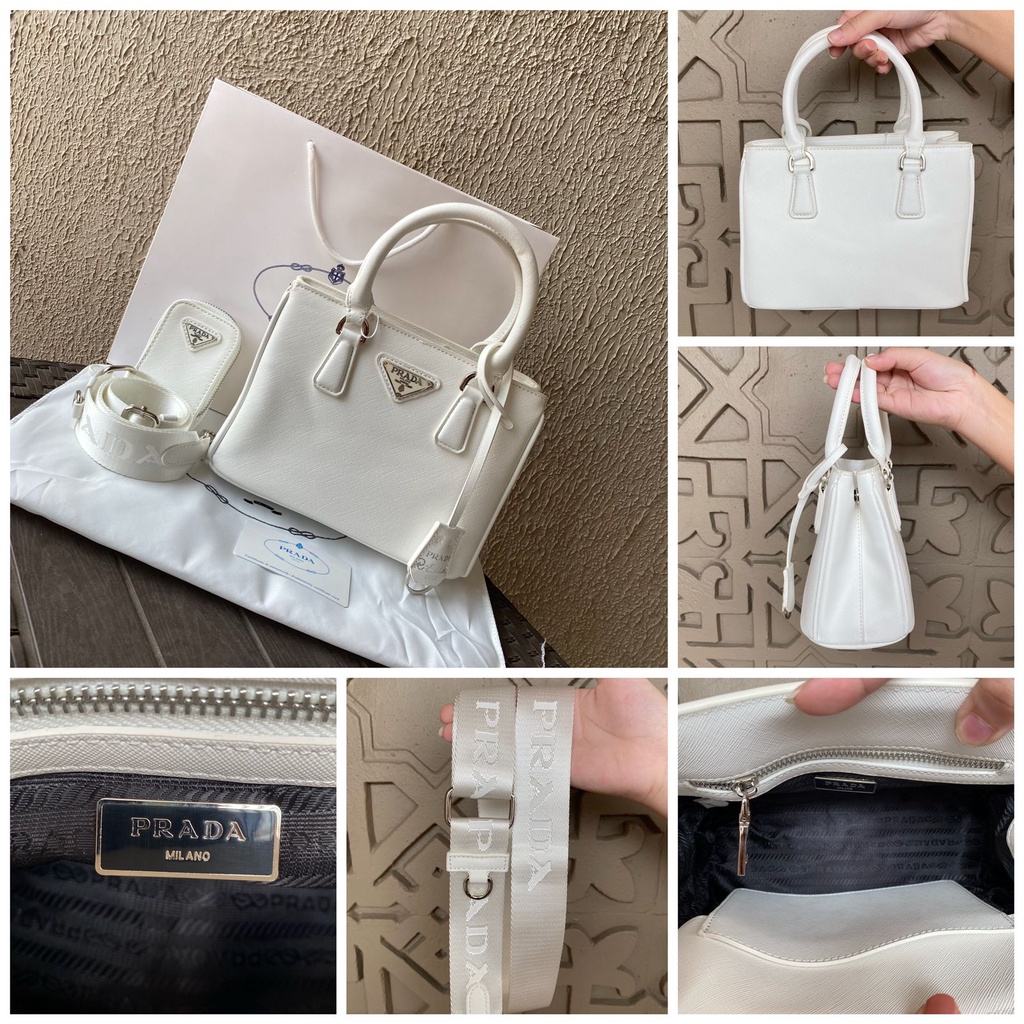 LUXY LX2297 TAS SELEMPANG WANITA GALLERIA SMALL SAFFIANO 2 in 1  FREE PAPERBAG + DUSTBAG KUALITAS VIP PLATINUM 1:1