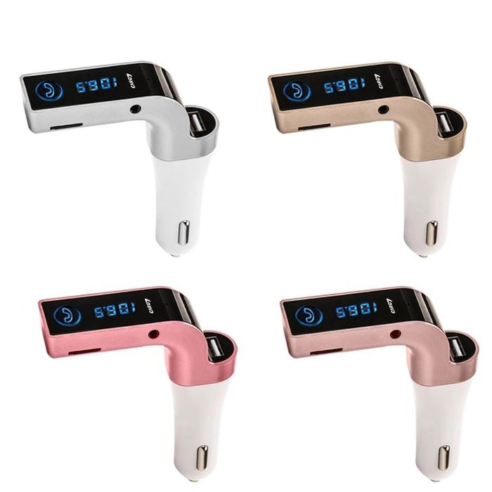 G7 Bluetooth Car FM Transmitter MP3 Car Charger -Car Charger G7 - Kenji Shop