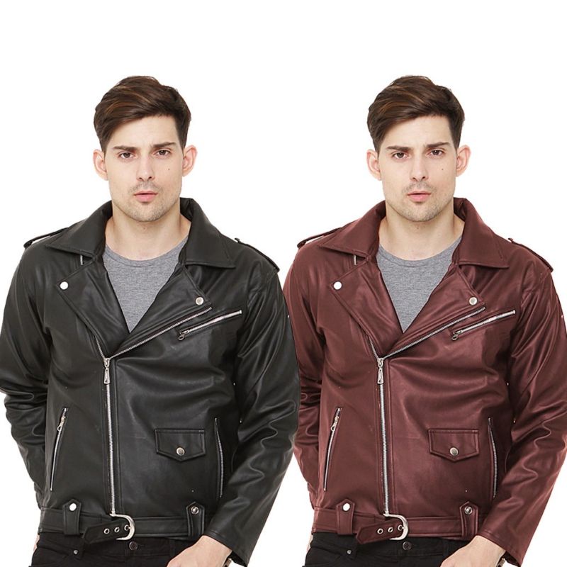 Jaket Kulit Ramones Pria Terkeren Asli Garut